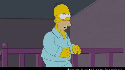 Порно мультик Симпсоны - Гомер ебет в рот Мардж